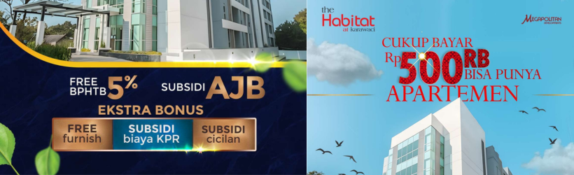 promo apartemen habitat